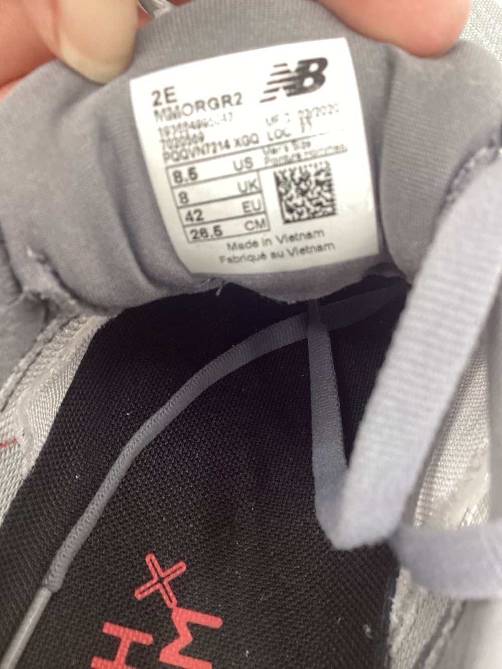 New Balance Fresh Foam More v2 Gray- Orange - Picture 9 of 9